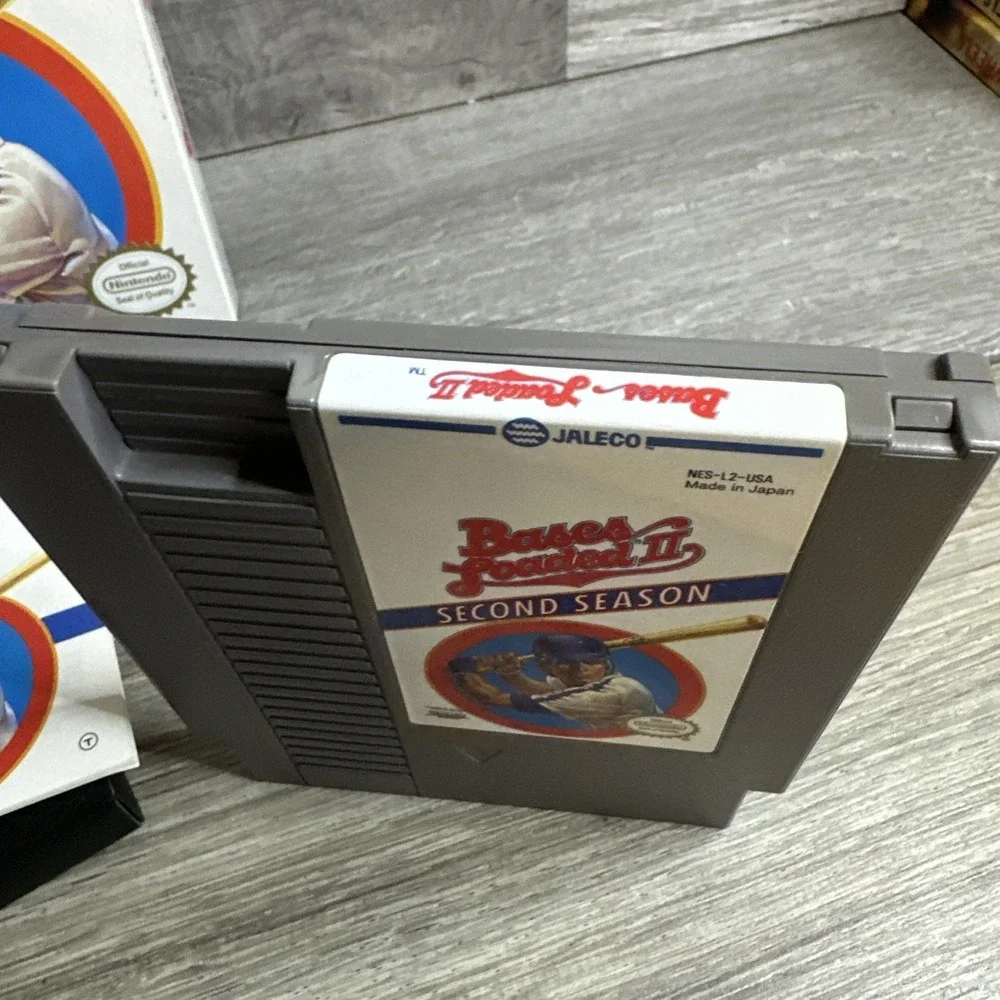 Bases Loaded II: Second Season Nintendo NES COMPLETE w/ Box manual game‎